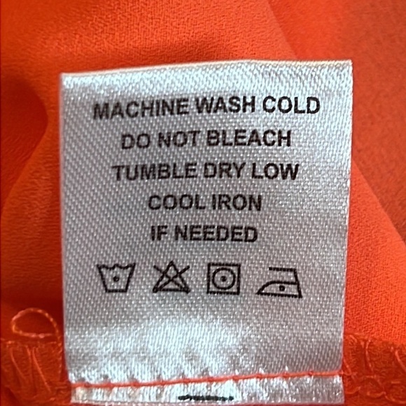 NWT Tacera | Coral Puff Tier Cold Shoulder Top | Size Small - Picture 8 of 10